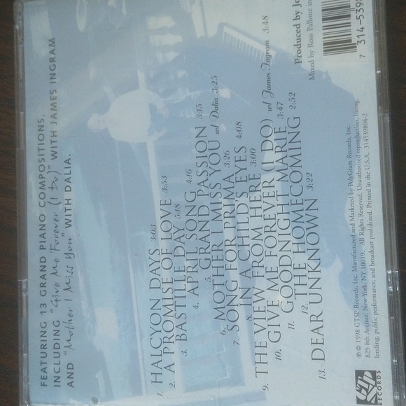 John Tesh, Grand Passion CD - Picture 2 of 3